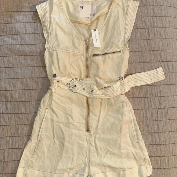 NWT Pilcro Belted Romper - Picture 4 of 5